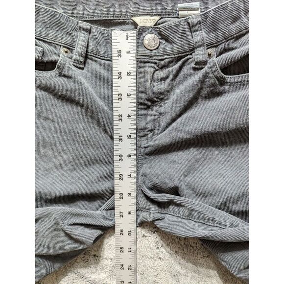 J. Crew Tapered Leg Corduroy Pants Women's Size 31 Gray - Picture 6 of 11